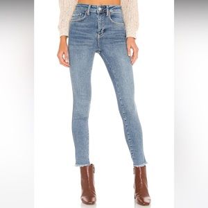 We The Free By Free People High Rise Skinny Raw Hem Jeans